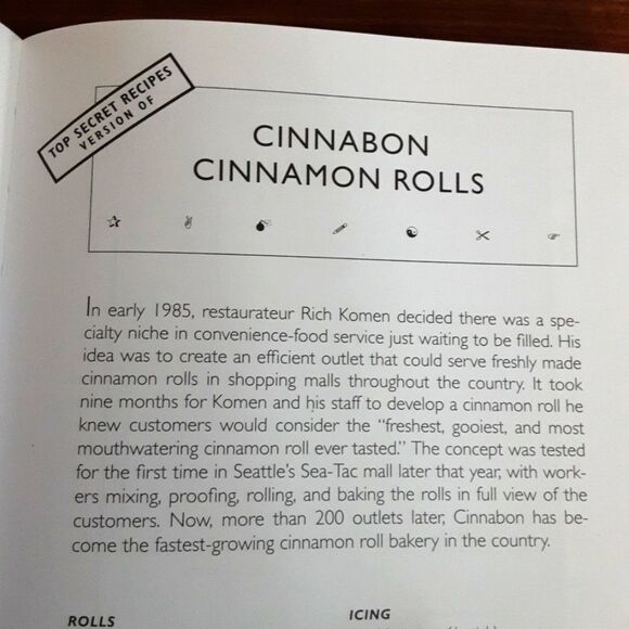 Cookbook "Top Secret‎ Recipes - Classics" Todd Wilbur America's Fave Food… - Picture 9 of 13